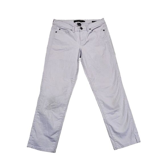 Calvin Klein Denim - Calvin Klein Jeans Women's Size 8 Light Gray Skinny Crop Mid Rise Stretch Pocket